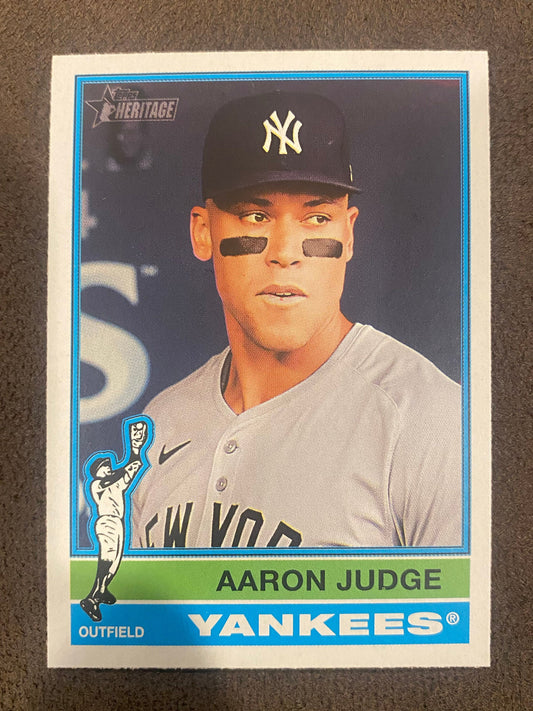 Aaron Judge - 2025 Topps Heritage - Cartoon Variation - Yankees