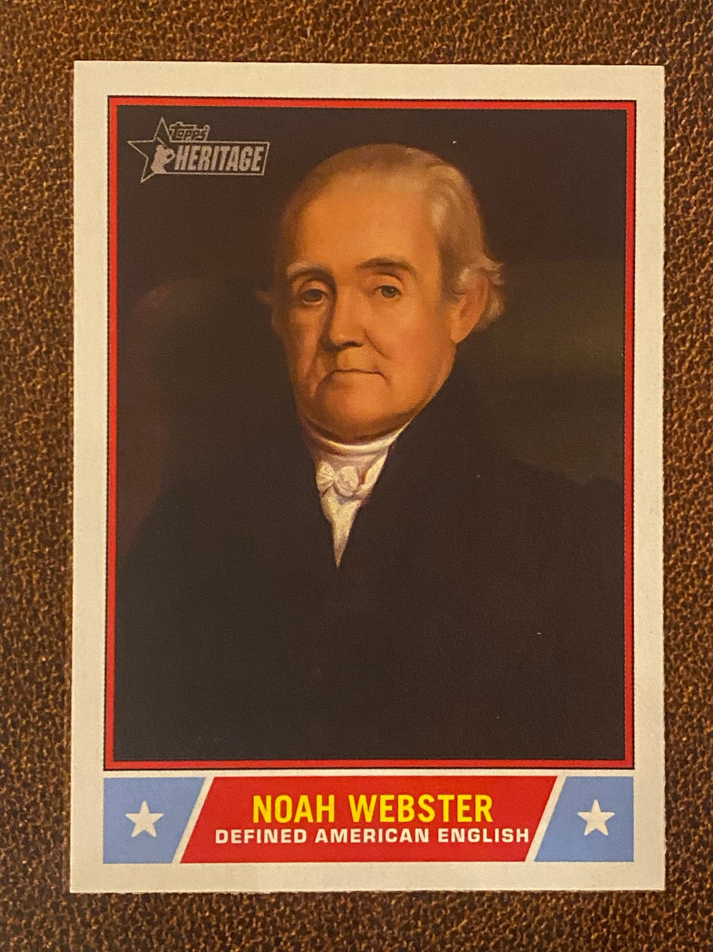 Noah Webster - 2025 Topps Heritage - Notable Americans (NS-78)