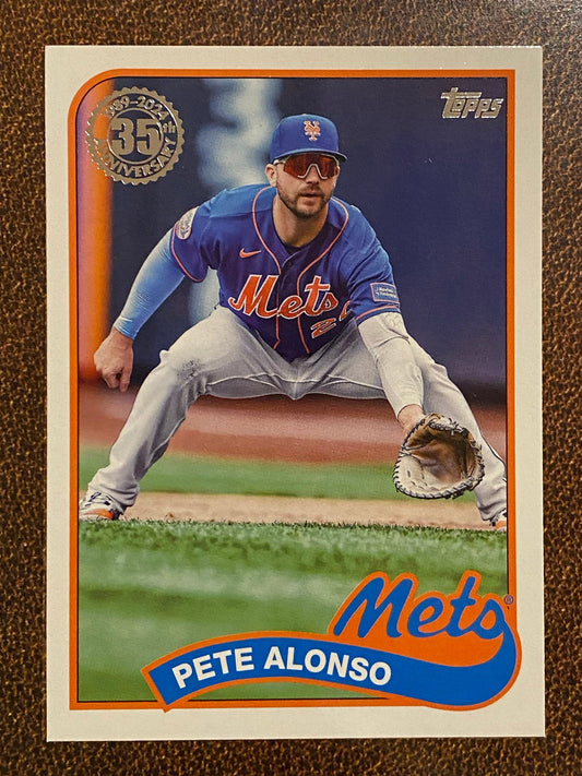 Pete Alonso - 2024 Topps Series1 - 1989 Inserts - Mets