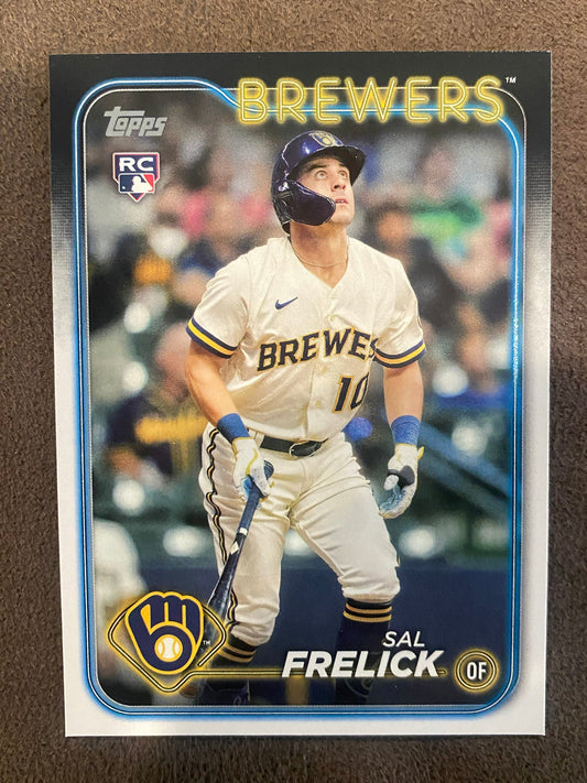 Sal Frelick - 2024 Topps Series 1 - Rookie base card - Brewers