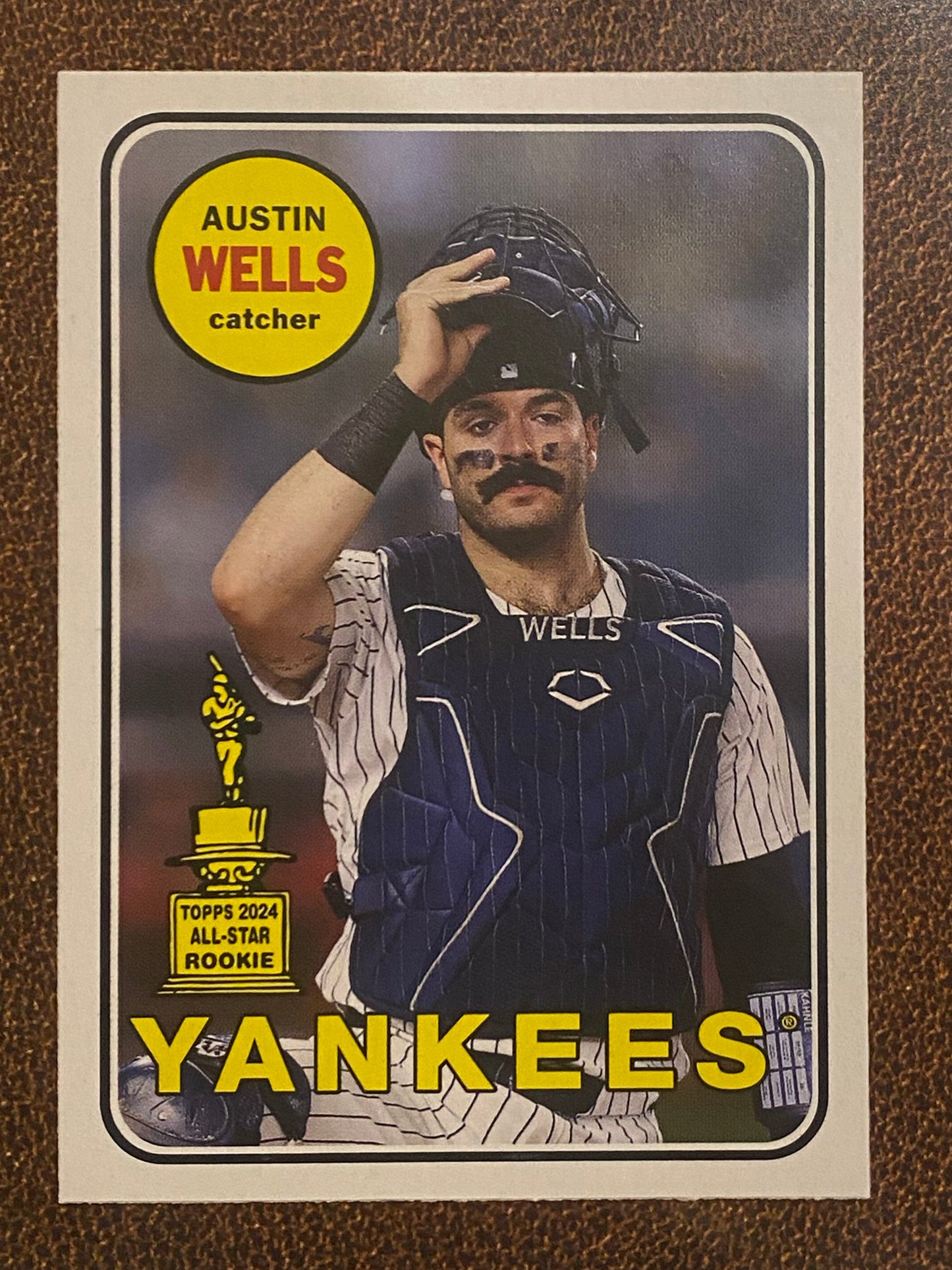 Austin Wells - 2025 Topps Heritage - 25th Anniversary Insert - Yankees
