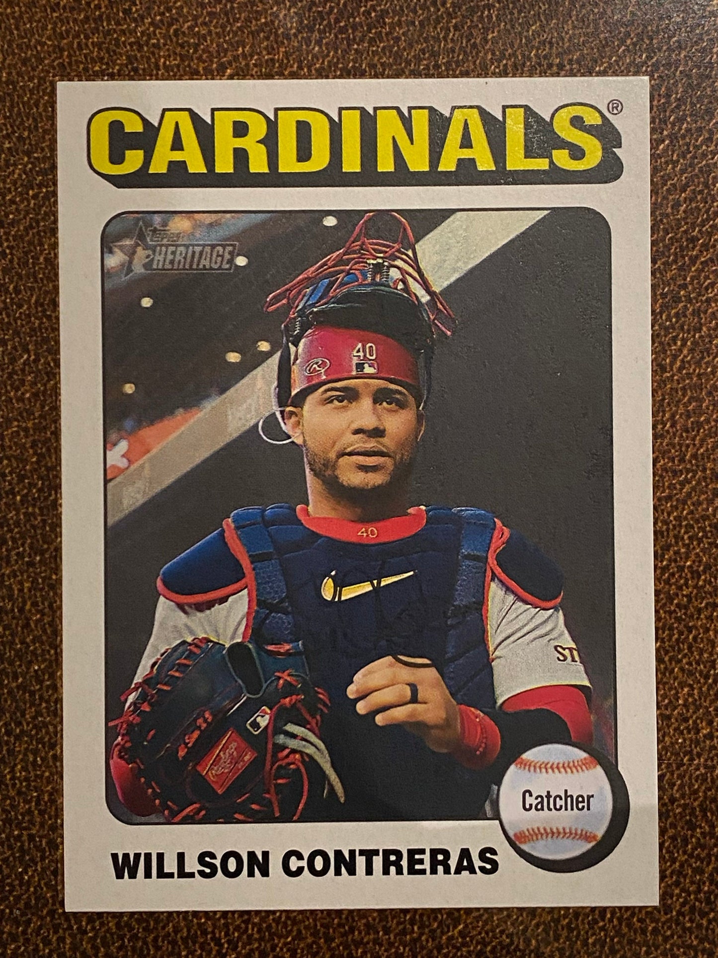 William Contreras - 2024 Topps Heritage High Number - White Border - Brewers