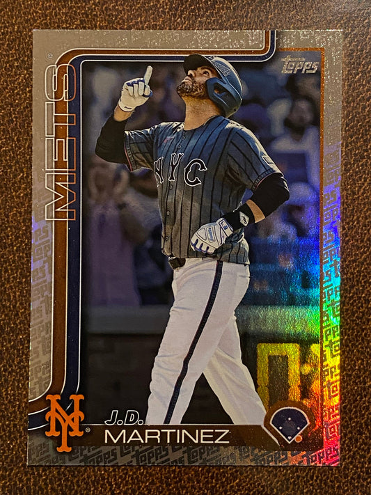 J.D. Martinez - 2025 Topps Series 2 - Fanatics Exclusive Topps Foil Border - Mets