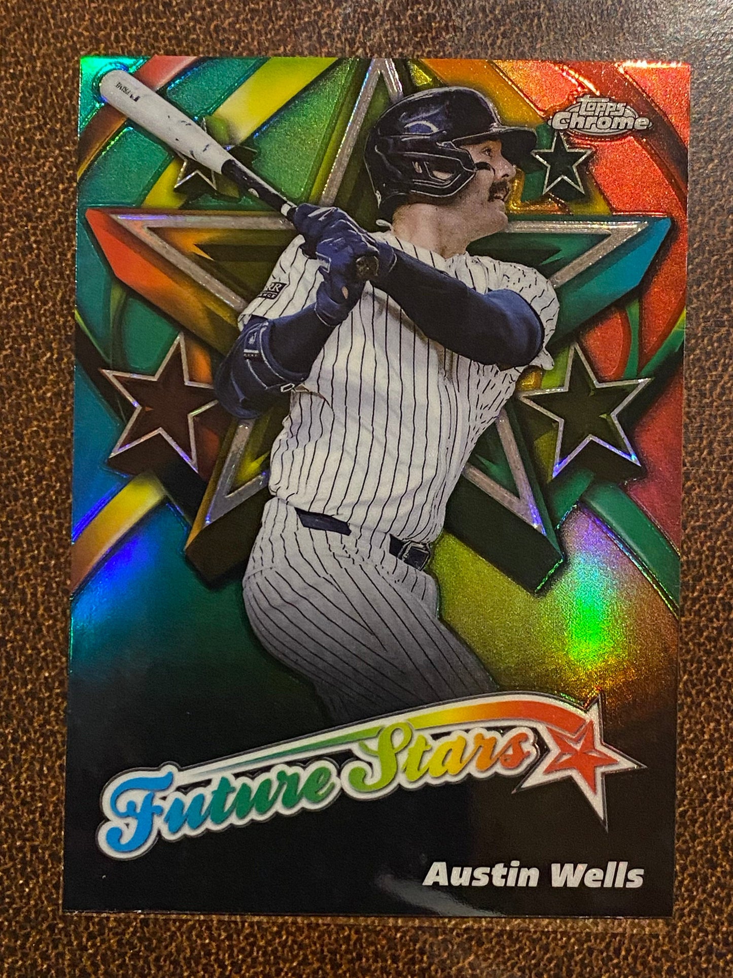 Austin Wells - 2025 Topps Chrome - Future Stars - Yankees