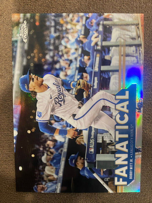 Bobby Witt Jr. - 2025 Topps Chrome - Fanatical SP - Royals