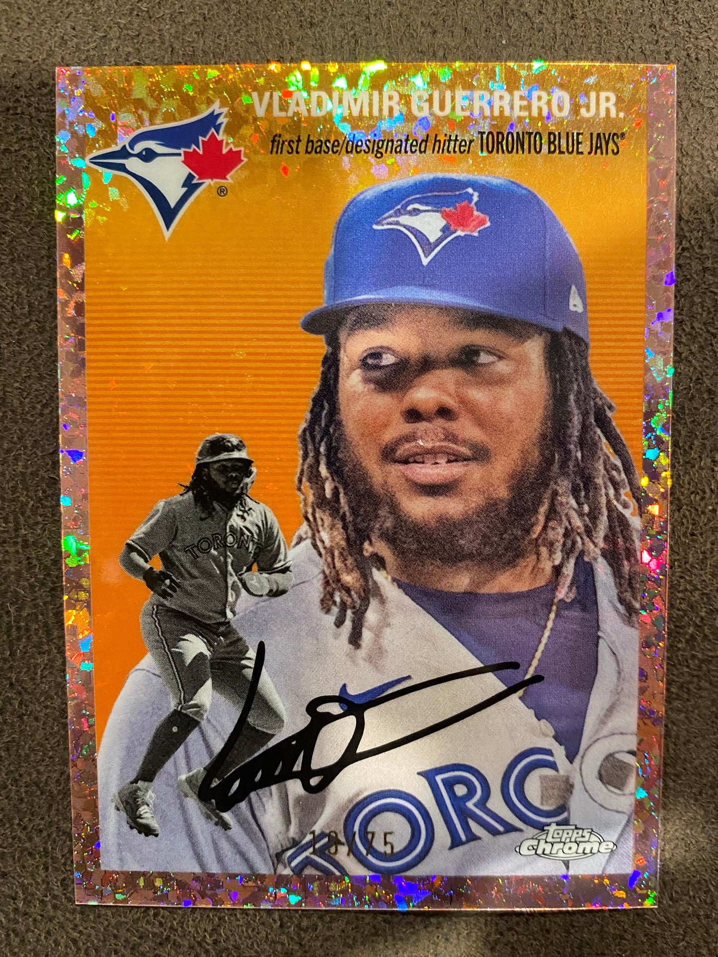 Vladimir Guerrero Jr. - 2023 Topps Chrome Platinum Anniversary - Rose Gold Mini Diamond /75 - Blue Jays