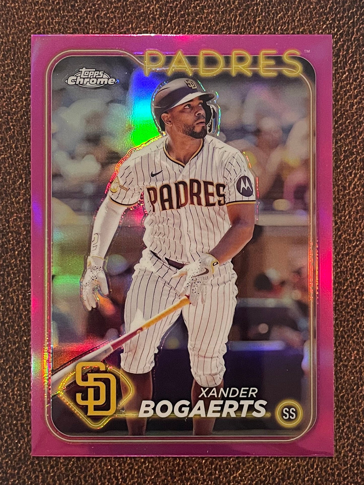 Xander Bogaerts - 2024 Topps Chrome - Pink Refractor - Padres