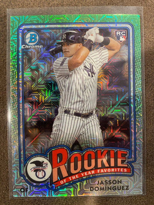 Jasson Dominguez - 2024 Bowman Chrome - Rookie of the Year Mojo - Yankees
