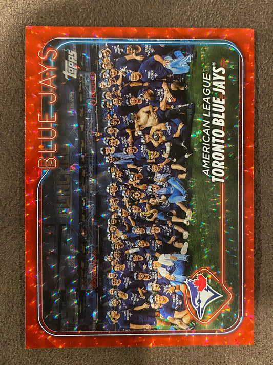 Blue Jays AL Team Card - 2024 Topps Series 2 - Red Foil /199 - Blue Jays