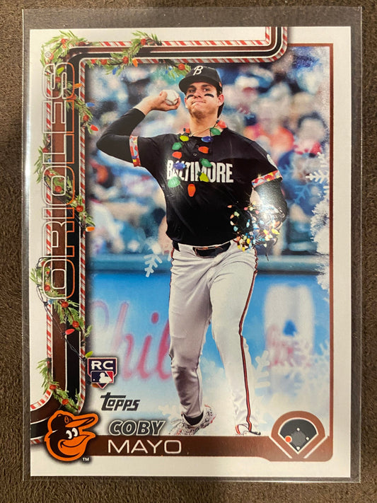 Coby Mayo - 2025 Topps Holiday - Short Print - Orioles
