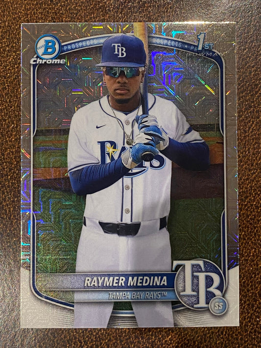Raymer Medina - 2025 Bowman Chrome - 1st Mojo - Rays