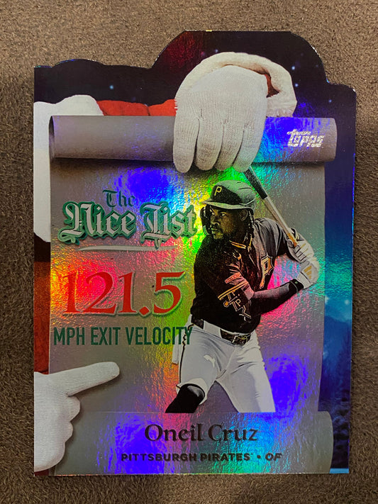 Oneil Cruz - 2025 Topps Holiday - The Nice List - Pirates