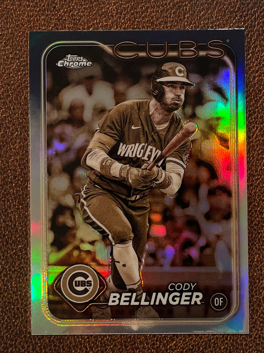 Cody Bellinger - 2024 Topps Chrome - Sepia Refractor - Cubs