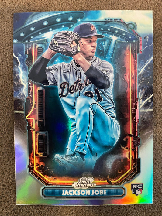 Jackson Jobe - 2025 Topps Chrome Cosmic - Extraterrestrial Talent Insert - Tigers
