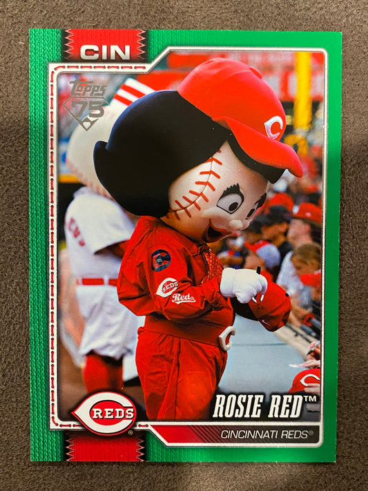 Rosie Red - 2026 Topps Series 1 - GREEN /99 - Reds