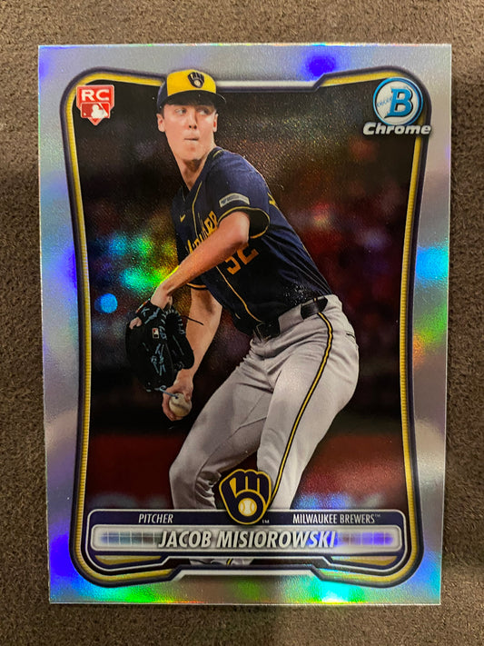 Jacob Misiorowski - 2026 Bowman - Red Rookie Redemption - Brewers