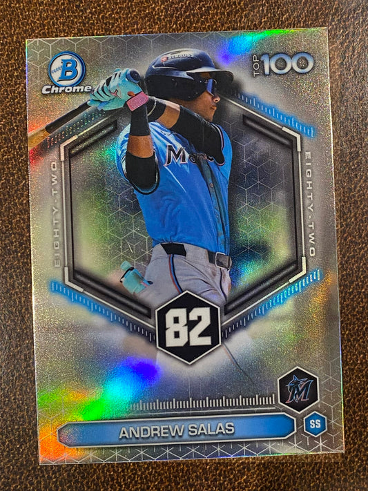 Andrew Salas - 2026 Bowman - Scouts Top 100 Insert - Marlins