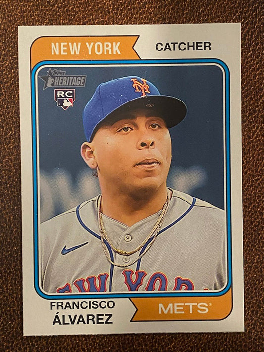 Francisco Alvarez - 2023 Topps Heritage - Base Card - Mets