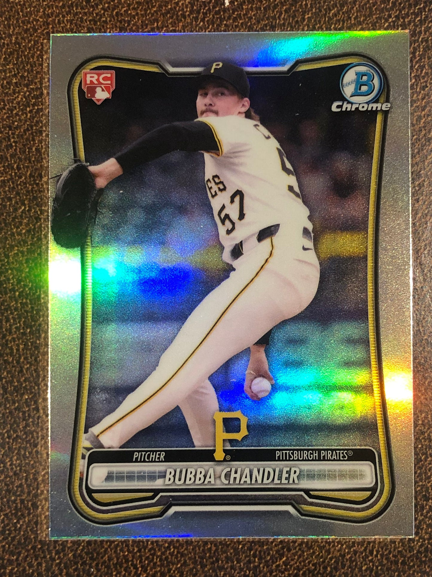 Bubba Chandler - 2026 Bowman - Red Rookie Refractor - Pirates
