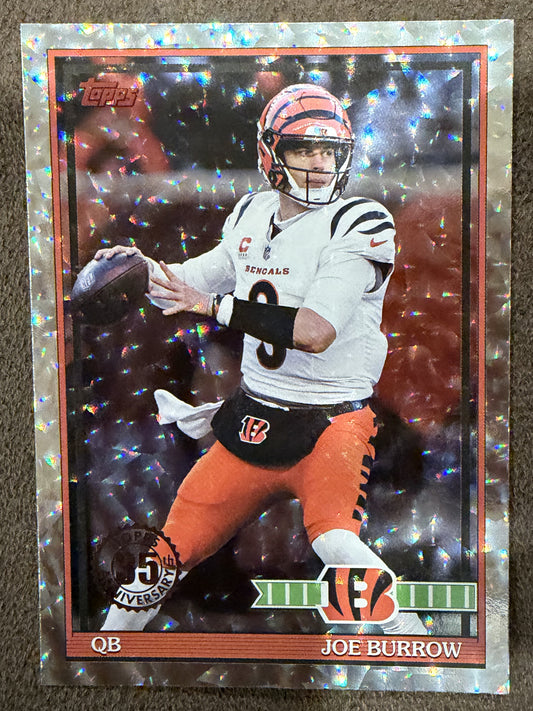 Joe Burrow - 2026 Topps Flagship - 1991 Crackle - Bengals
