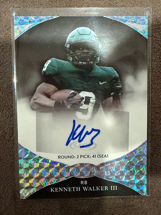 Kenneth Walker III - 2022 Sage - Silver Auto - Seahawks