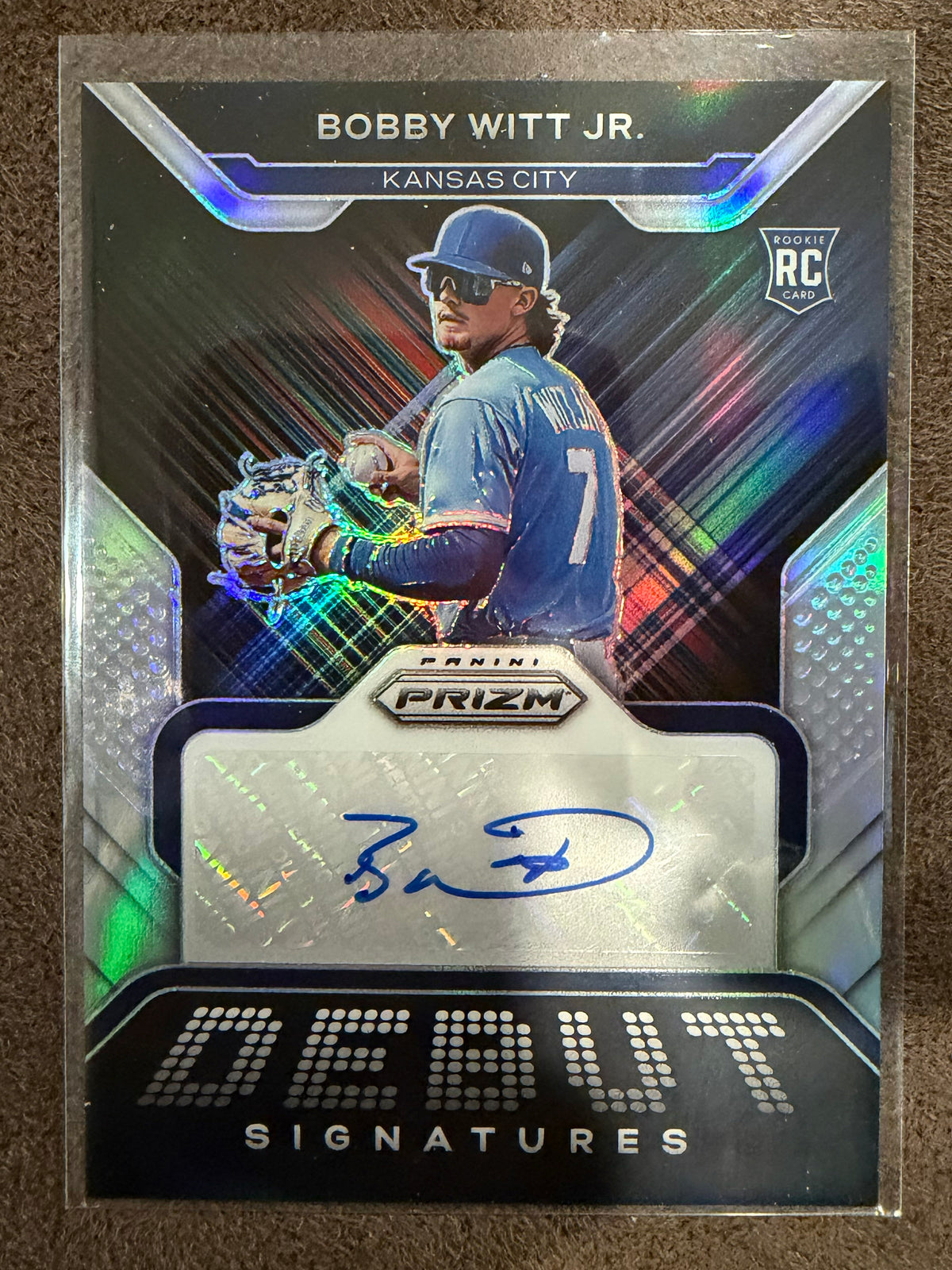 Bobby Witt Jr. - 2022 Panini Prizm - Debut Signatures Refractor Rookie AUTO - Royals