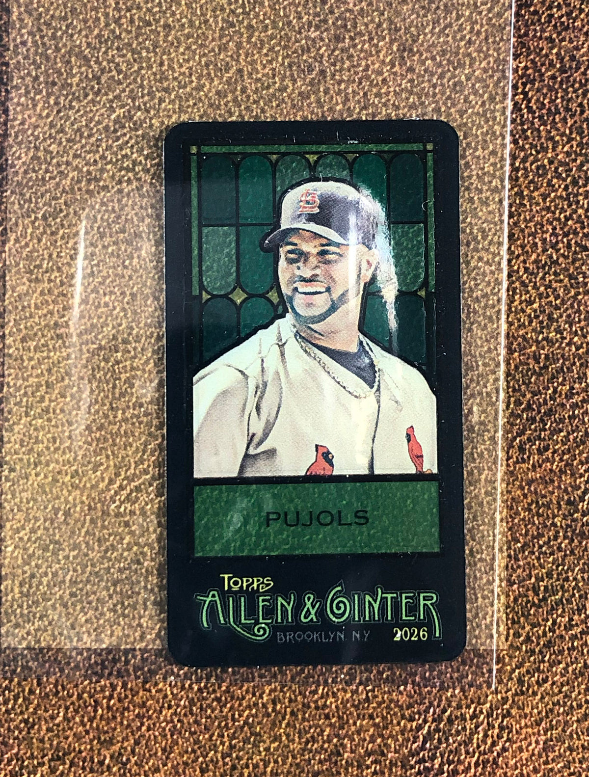 Albert Pujols - 2026 Topps Allen & Ginter - Stained Glass Mini SSP - Cardinals