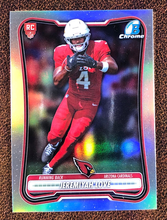 Jeremiyah Love - 2026 Bowman - Red Rookie Redemption - Cardinals