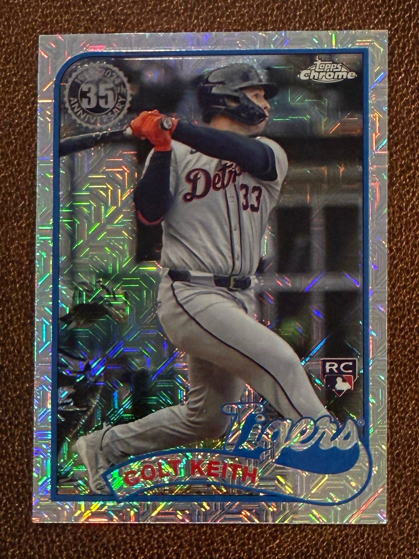 Colt Keith - 2024 Topps Update - Silver Pack Mojo Refractor - Tigers