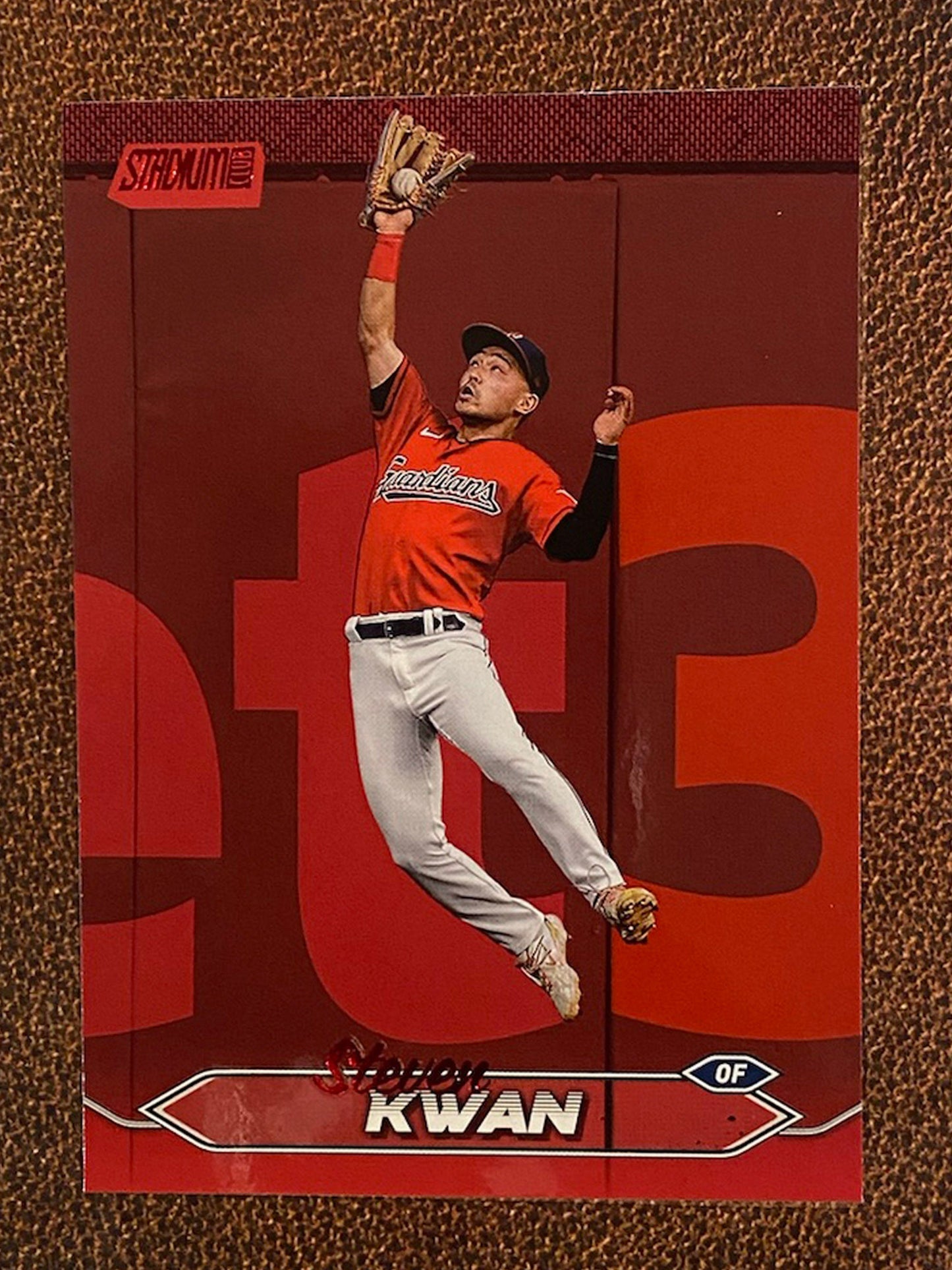 Steven Kwan - 2024 Topps Stadium Club - Red Foil - Guardians