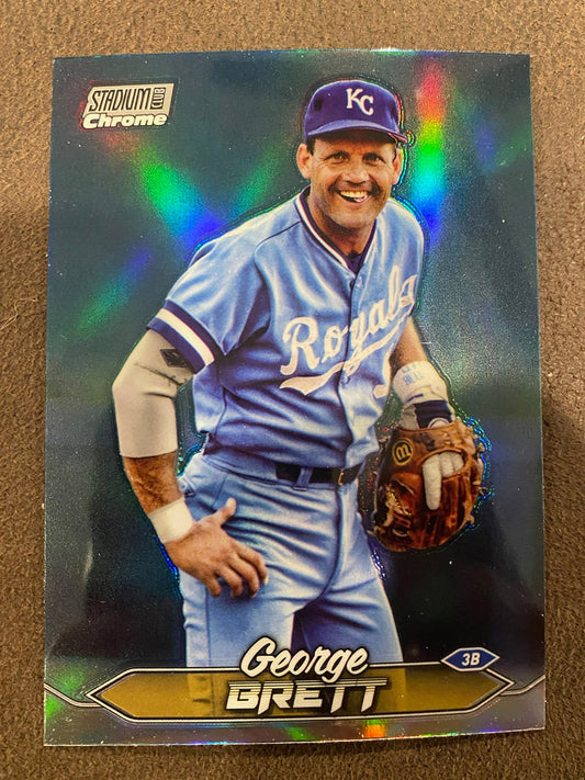 George Brett - 2024 Topps Stadium Club - Refractor - Royals
