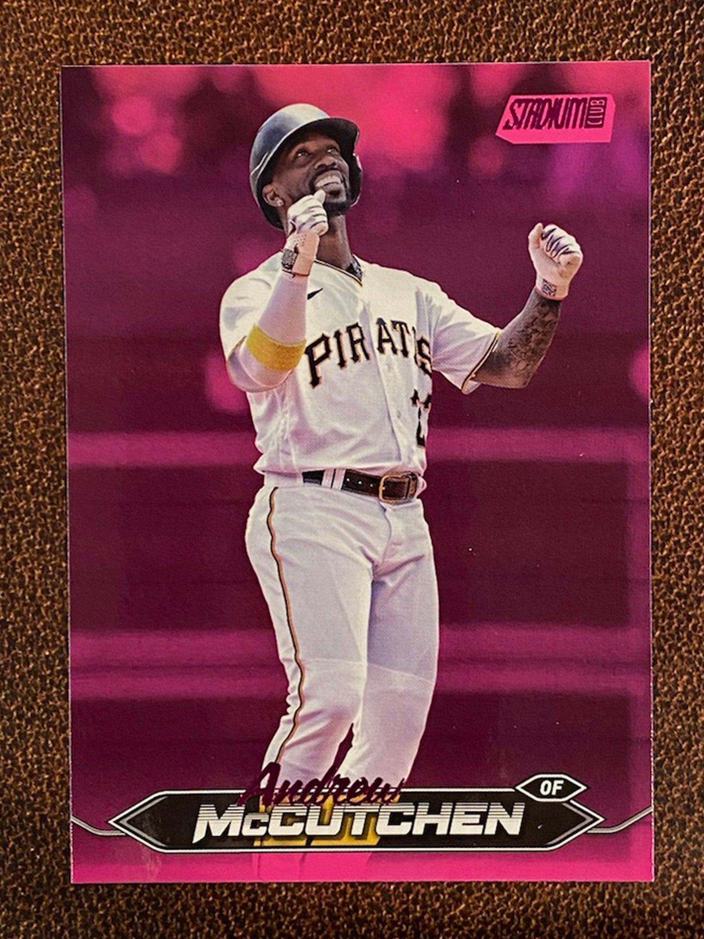 Andrew McCutchen - 2024 Topps Stadium Club - Pink Foil - Pirates