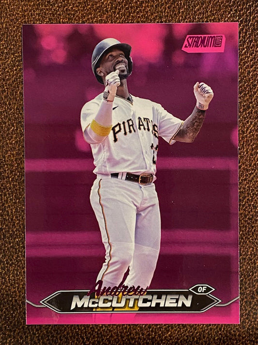 Andrew McCutchen - 2024 Topps Stadium Club - Pink Foil - Pirates
