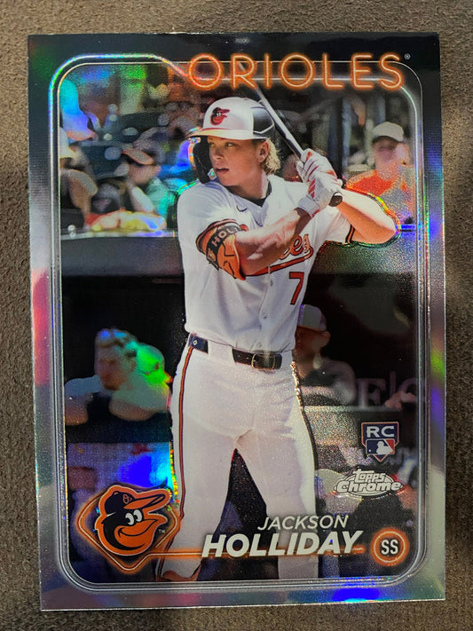 Jackson Holliday -  2024 Topps Chrome - Refractor - Orioles