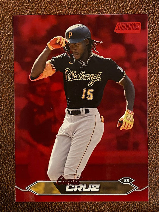 Oneil Cruz - 2024 Topps Stadium Club - Red Foil - Pirates