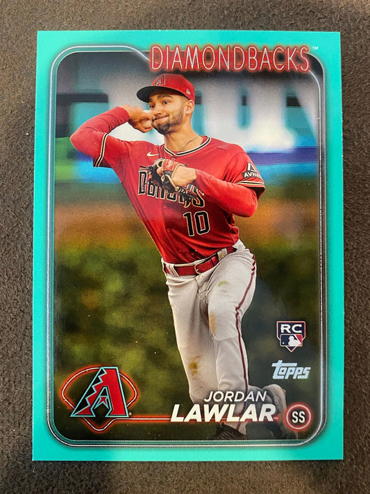Jordan Lawlar - 2024 Topps Series 2 - Aqua - Diamondbacks