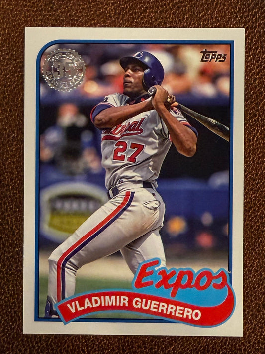 Vladimir Guerrero - 2024 Topps Series 1 - 1989 Insert - Expos