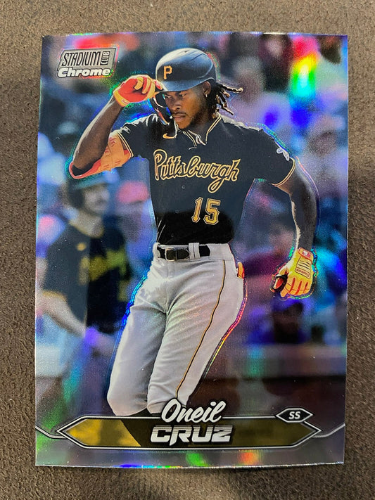 Oneil Cruz - 2024 Topps Stadium Club - Chrome Refractor - Pirates