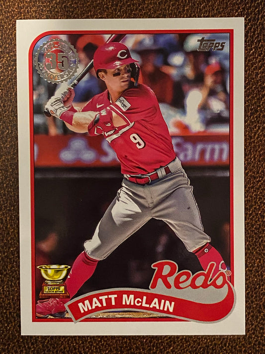 Matt McLain - 2024 Topps Series 2 - 1989 Insert - Reds