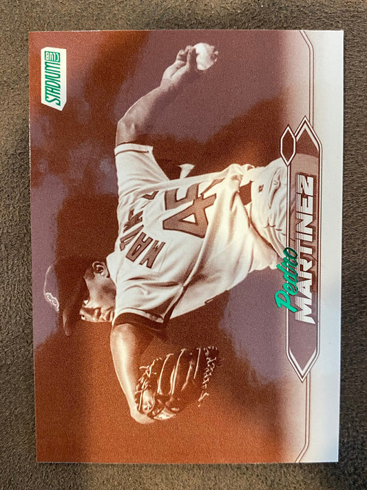 Pedro Martinez - 2024 Topps Stadium Club - Sepia - Red Sox