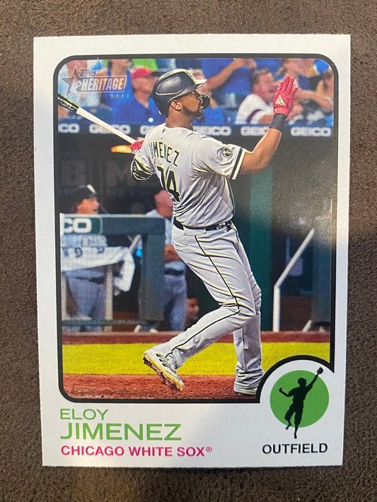 Eloy Jimenez - 2022 Topps Heritage High Number - Image Variation - White Sox