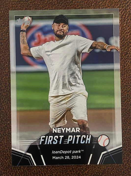 Neymar - 2024 Topps Update - First Pitch - Marlins