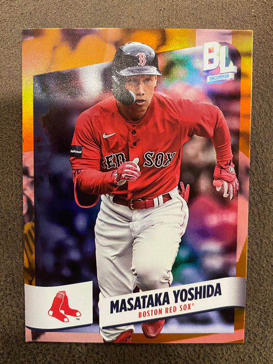 Masataka Yoshida - 2024 Big League - Electric Orange Foil - Red Sox