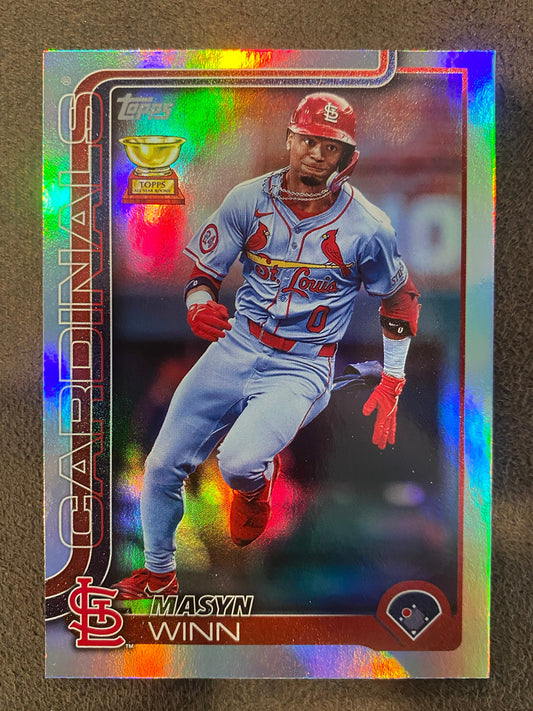 Masyn Winn - 2025 Topps Series 1 - Rainbow Foil - Cardinals
