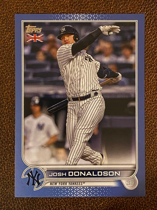 Josh Donaldson - 2022 Topps UK - Light Blue /75 - Yankees
