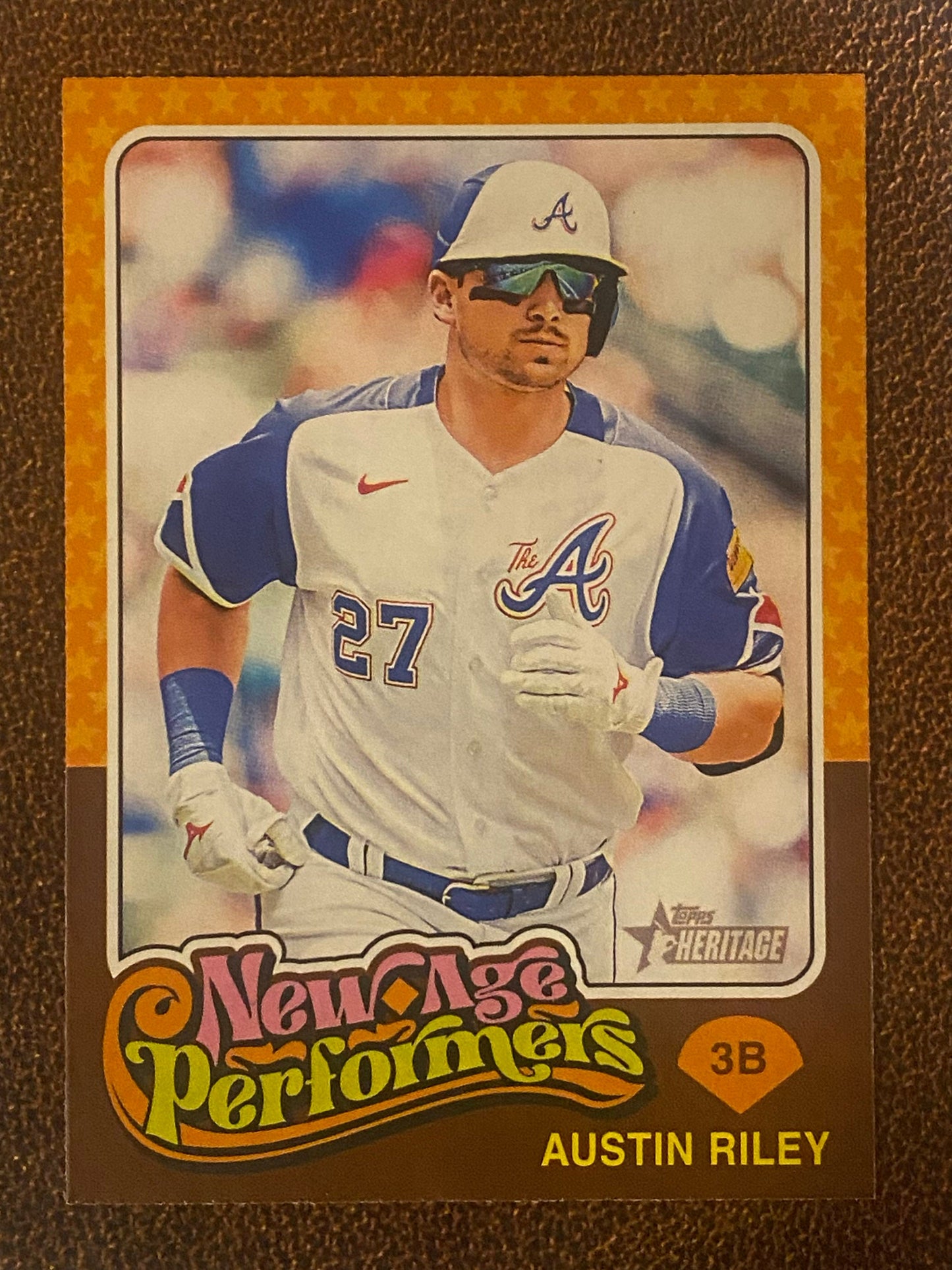 Austin Riley - 2024 Topps Heritage - New Age Performers - Braves