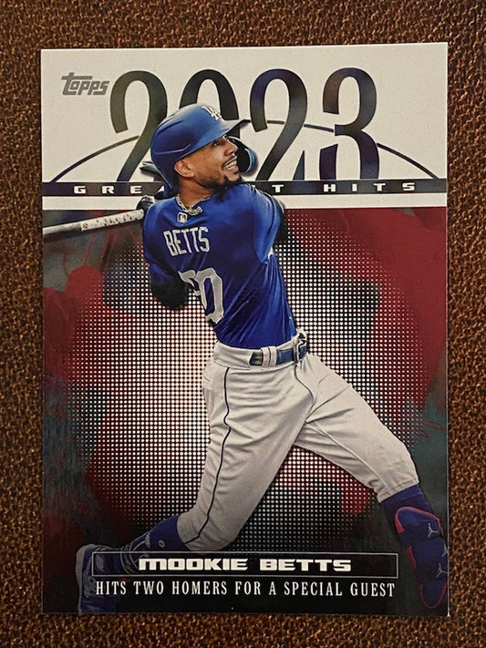 Mookie Betts - 2024 Topps Series 1 - Greatest Hits (2) - Dodgers