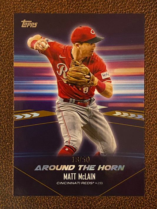 Matt McLain - 2024 Topps Series 2 - Around the Horn GOLD /50 - Reds