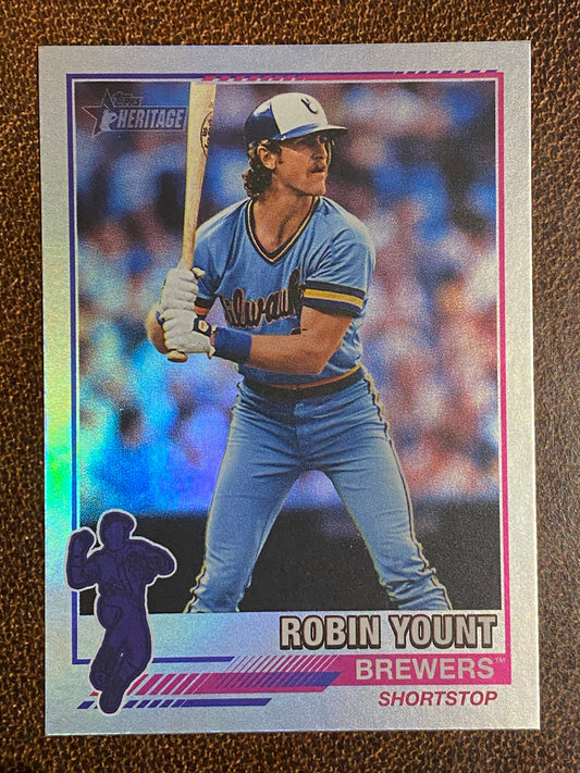 Robin Yount - 2025 Topps Heritage - 25th Anniversary Holographic - Brewers