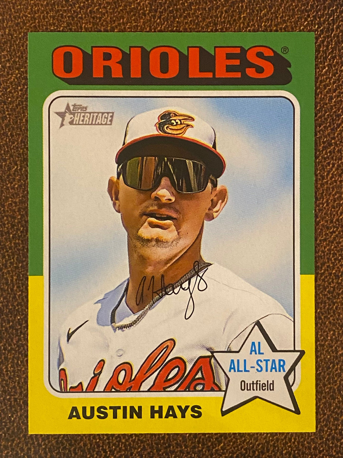 Austin Hays - 2024 Topps Heritage - Low Number Short Prints - Orioles